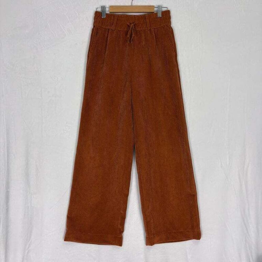 BDG Urban Outfitters Corduroy Wide-Leg Pants - Rust Women’s Size Small